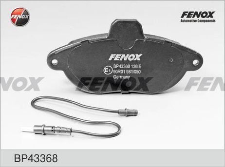 фото Fenox BP43368 Колодки тормозные дисковые | перед прав/лев | Fenox BP43368 Колодки тормозные дисковые | перед прав/лев |