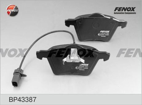 фото Fenox BP43387 Колодки тормозные дисковые | перед прав/лев | Fenox BP43387 Колодки тормозные дисковые | перед прав/лев |