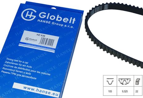 фото Globelt HZ030 Ремень грм Globelt HZ030 Ремень грм