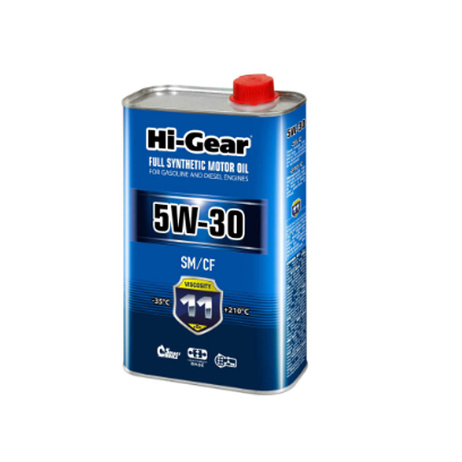 фото Hi-Gear HG0030 5w-30 sm/cf масло моторное синтетическое 1л Hi-Gear HG0030 5w-30 sm/cf масло моторное синтетическое 1л