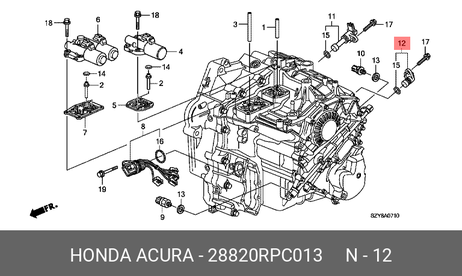 фото Honda 28820-RPC-013 датчик коленвала Honda 28820-RPC-013 датчик коленвала