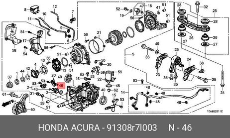 фото Honda 91308-R7L-003 Уплотнение, датчик давления масла Honda 91308-R7L-003 Уплотнение, датчик давления масла