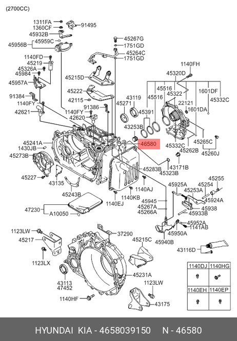 фото Hyundai/Kia 4658039150 Датчик уровня масла Hyundai/Kia 4658039150 Датчик уровня масла