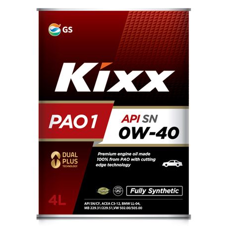 фото KIXX L208444TE1 Масло моторное kixx pao 1 0w-40 sn/a3, b3, a3, b4, KIXX L208444TE1 Масло моторное kixx pao 1 0w-40 sn/a3, b3, a3, b4,