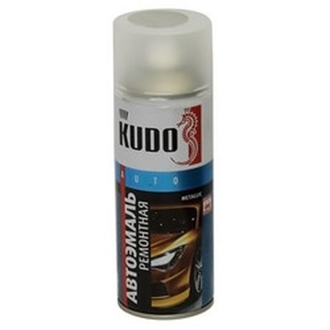 KUDO KU-41974 1K эмаль автомобильная ремонтная. Металлик газ: Омега 520 мл