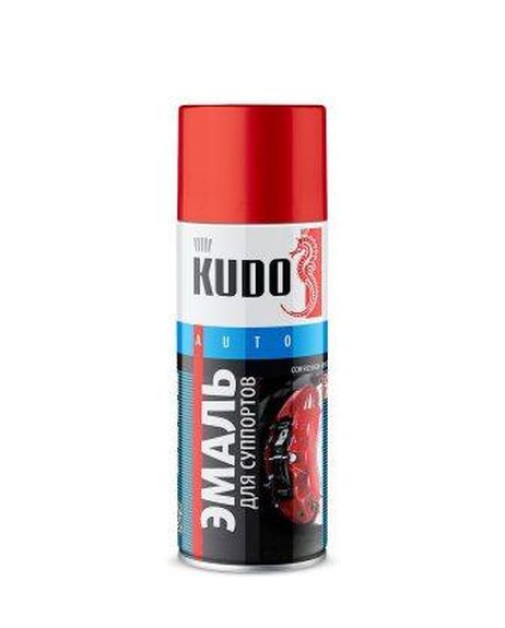 фото KUDO KU-5211 Эмаль для суппортов Красная 520 мл KUDO KU-5211 Эмаль для суппортов Красная 520 мл