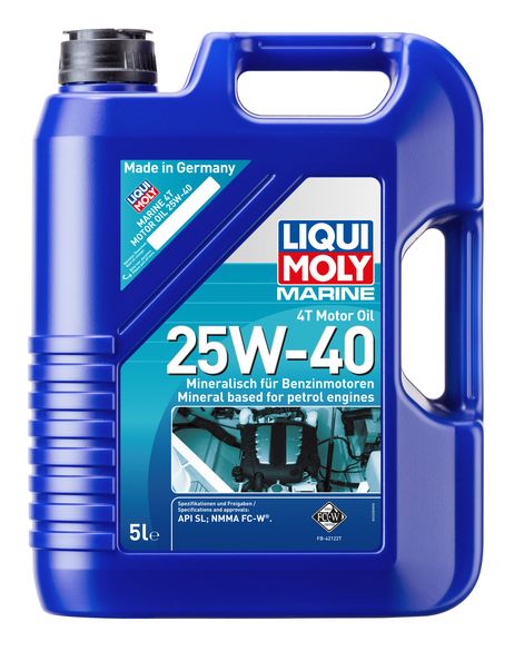 фото Liqui Moly 25027 25w-40 Marine 4T Motor Oil, 5л (мин.мотор.масло) Liqui Moly 25027 25w-40 Marine 4T Motor Oil, 5л (мин.мотор.масло)