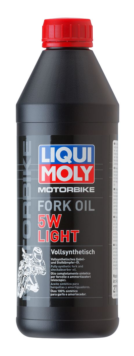 фото Liqui Moly 2716 5W Масло для вилок и амортизаторов Motorbike Fork Oil Light, 1л (синт.масло) Liqui Moly 2716 5W Масло для вилок и амортизаторов Motorbike Fork Oil Light, 1л (синт.масло)