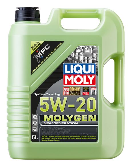 фото Liqui Moly 8540 5w-20 Molygen New Generation, API SP, ilsac gf-6a, 5л (НС-синт.мотор.масло) Liqui Moly 8540 5w-20 Molygen New Generation, API SP, ilsac gf-6a, 5л (НС-синт.мотор.масло)