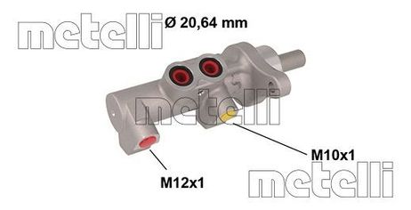 Metelli 05-0846 Главный тормозной цилиндр renault logan i, sandero