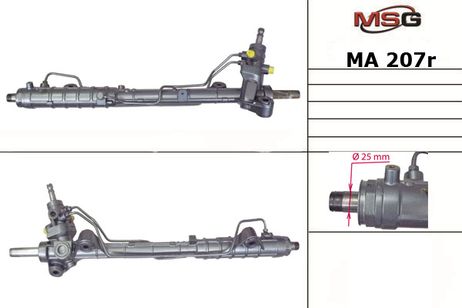 MSG Rebuilding MA207R Рулевая рейка с ГУР восстановленная Mazda 6 i / Atenza 2002-2007