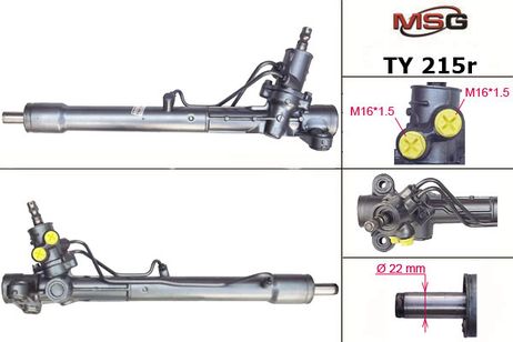 фото MSG TY215R Рейка с г/у восстановленная toyota vitz (scp1_, nl MSG TY215R Рейка с г/у восстановленная toyota vitz (scp1_, nl