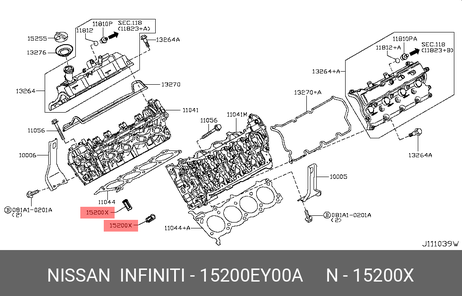 фото Nissan 15200-EY00A Фильтр масляный Nissan 15200-EY00A Фильтр масляный