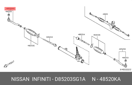 фото Nissan D8520-3SG1A Деталь | прав | Nissan D8520-3SG1A Деталь | прав |