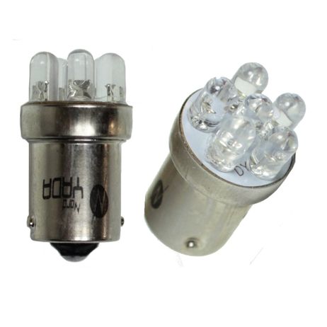 Nord Yada 901885 Cветодиод 12V g18.5 (6led) BA15s красный 0.48w 2.8lm