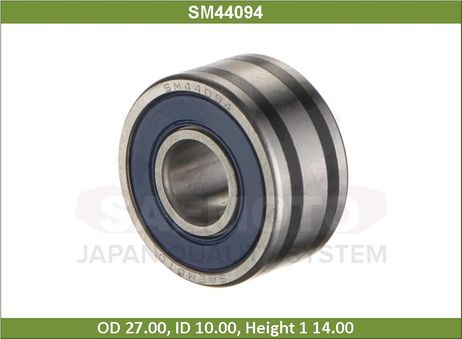фото SAEMOTO SM44094 Подшипник генератора SAEMOTO SM44094 Подшипник генератора