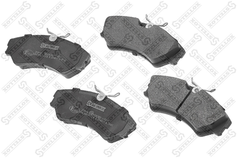 фото Stellox 394 000B-SX Колодки диск. п. с антискр. пл. VW T4 | перед | Stellox 394 000B-SX Колодки диск. п. с антискр. пл. VW T4 | перед |