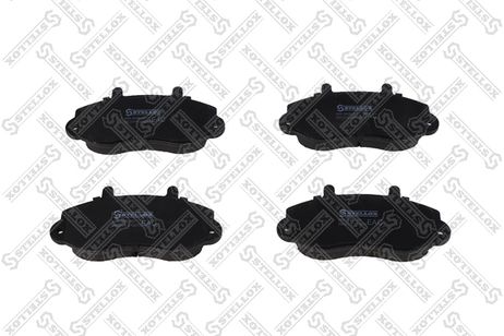 фото Stellox 688 000B-SX Колодки диск. п. с антискр. пл. Renault | перед | Stellox 688 000B-SX Колодки диск. п. с антискр. пл. Renault | перед |