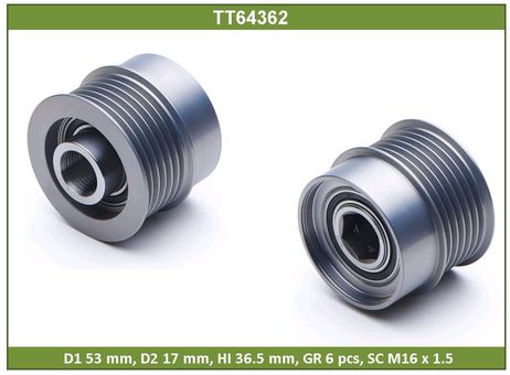 фото Tesla TT64362 Шкив Tesla TT64362 Шкив