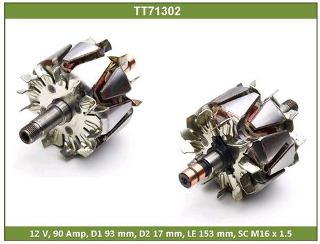 фото Tesla TT71302 Ротор генератора Tesla TT71302 Ротор генератора
