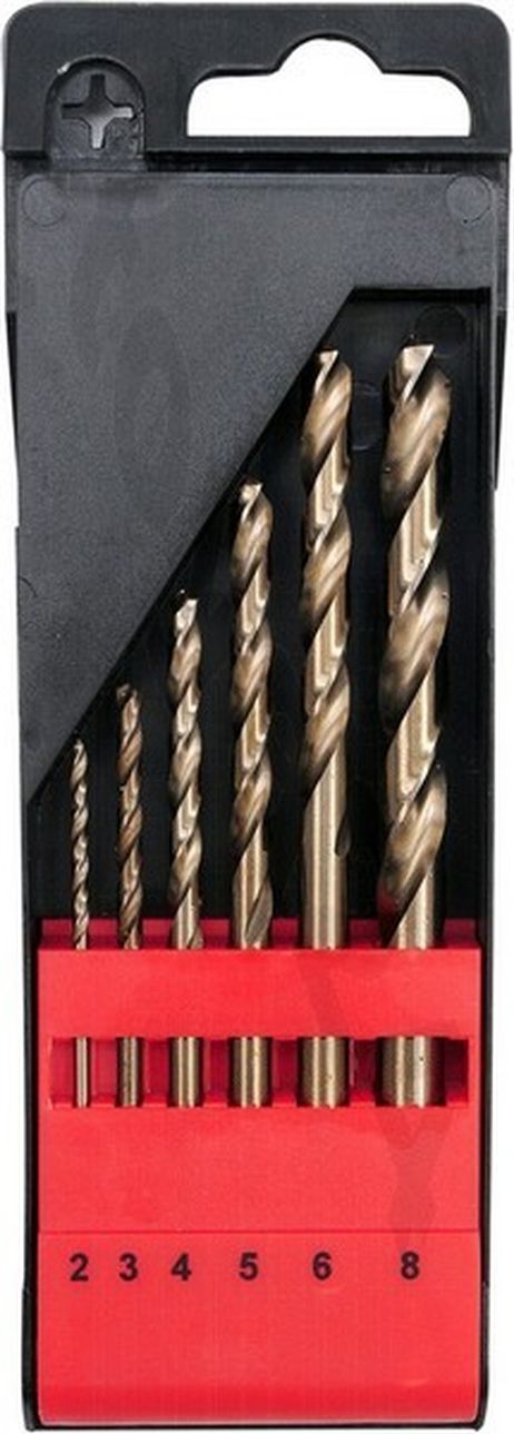Yato YT41602 Набор сверл по металлу, 6 пр, кобальт