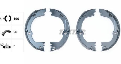 фото Textar 91082700 Колодки тормозные стояночного тормоза | зад | Textar 91082700 Колодки тормозные стояночного тормоза | зад |