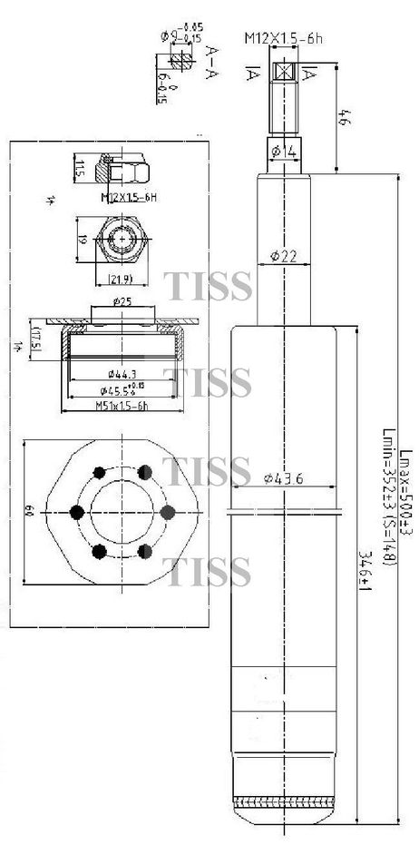 фото JD JAC0261 Картридж /gas/ FR | перед лев | JD JAC0261 Картридж /gas/ FR | перед лев |