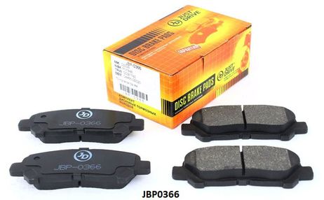 фото JD JBP0366 Колодки тормозные, задние d2328 JD JBP0366 Колодки тормозные, задние d2328