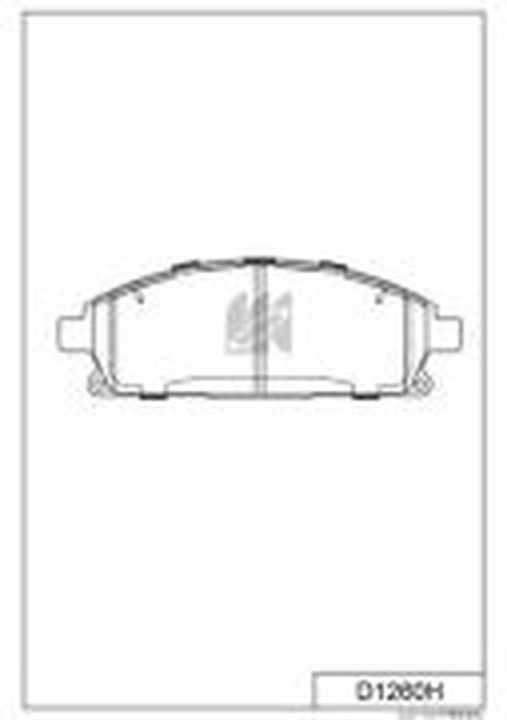 фото Kashiyama D1260H Колодки тормозные, передние d1260h Kashiyama D1260H Колодки тормозные, передние d1260h