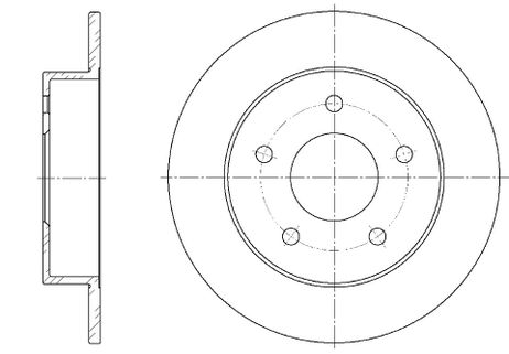 фото G-brake GR-01124 Диск тормозной G-brake GR-01124 Диск тормозной