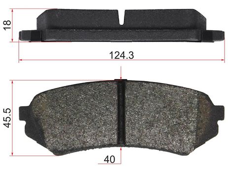 фото SAT ST-04466-60070 Колодки тормозные дисковые SAT ST-04466-60070 Колодки тормозные дисковые