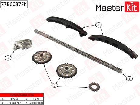 фото Master KiT 77B0037FK Комплект цепи ГРМ Master KiT 77B0037FK Комплект цепи ГРМ