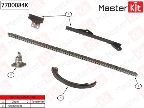 фото Master KiT 77B0084K Комплект цепи ГРМ Master KiT 77B0084K Комплект цепи ГРМ