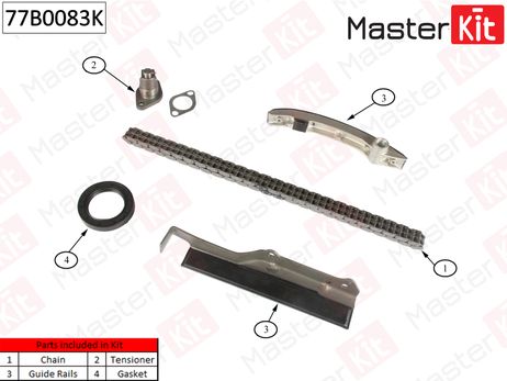 фото Master KiT 77B0083K Комплект цепи ГРМ Master KiT 77B0083K Комплект цепи ГРМ