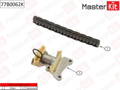 фото Master KiT 77B0062K Комплект цепи ГРМ Master KiT 77B0062K Комплект цепи ГРМ