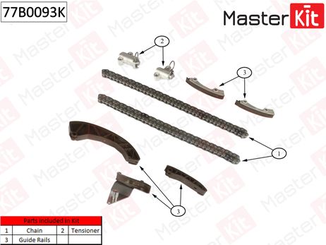 фото Master KiT 77B0093K Комплект цепи ГРМ Master KiT 77B0093K Комплект цепи ГРМ