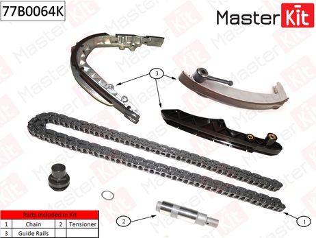 фото Master KiT 77B0064K Комплект цепи ГРМ Master KiT 77B0064K Комплект цепи ГРМ