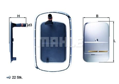Knecht HX 165KIT Фильтр гидравлический