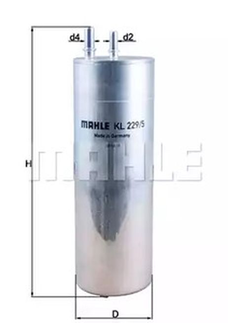 фото Knecht KL 229/5 Фильтр топливный Knecht KL 229/5 Фильтр топливный