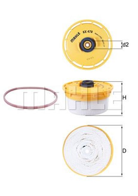 Knecht KX 479D Фильтр топливный