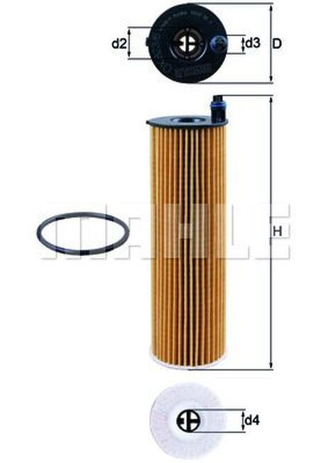 Knecht OX 823/6D Фильтр масляный