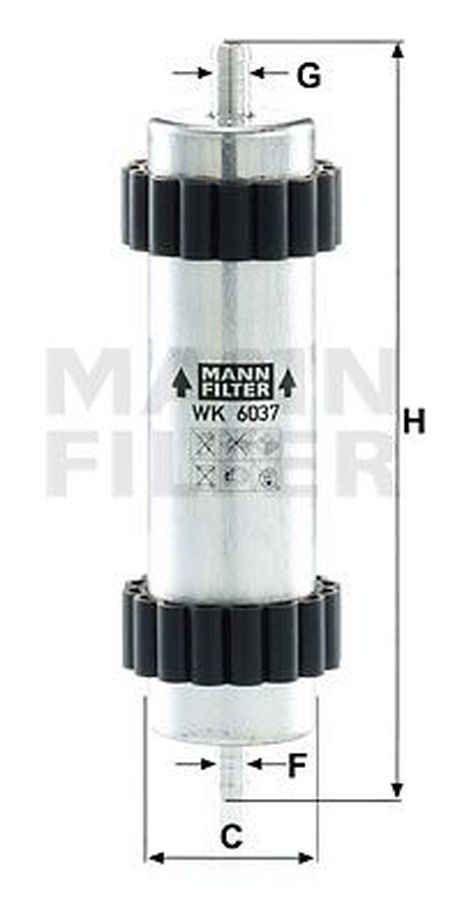 Mann WK 6037 Фильтр топливный