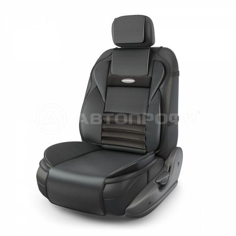 фото Autoprofi MLT-320G BK Накидка на сиденье multi comfort ортопедическая 6 упоров 3 предмета экокожа черн 12шт/уп Autoprofi MLT-320G BK Накидка на сиденье multi comfort ортопедическая 6 упоров 3 предмета экокожа черн 12шт/уп