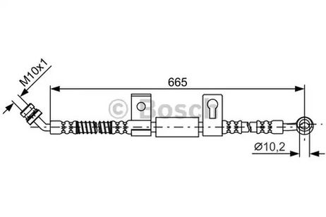 фото Bosch 1 987 481 790 Шланг тормозной bosch 1987481790 | перед лев | Bosch 1 987 481 790 Шланг тормозной bosch 1987481790 | перед лев |