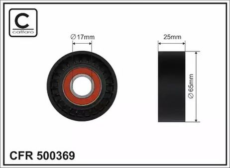 фото Caffaro 500369 Ролик п/клин. ремня PSA Nemo, FI Doblo, Punto - Caffaro 500369 Ролик п/клин. ремня PSA Nemo, FI Doblo, Punto -