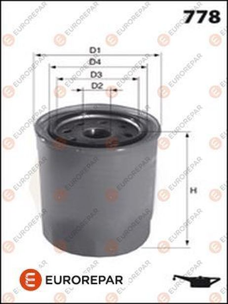 EUROREPAR E149157 Фильтр масляный