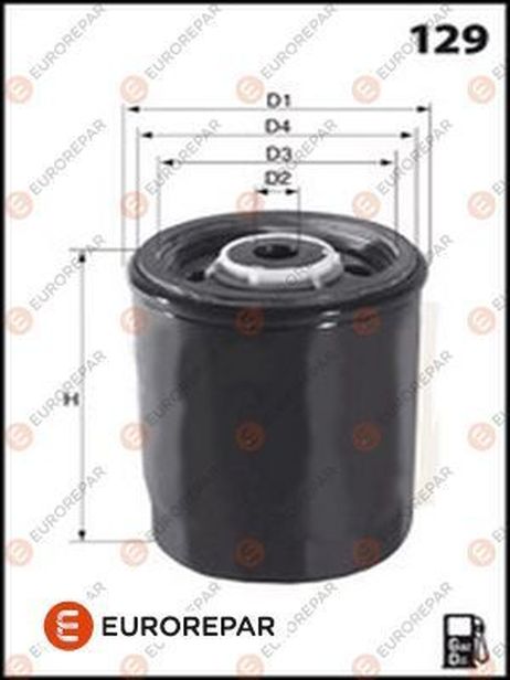 EUROREPAR 1611657980 Фильтр топливный