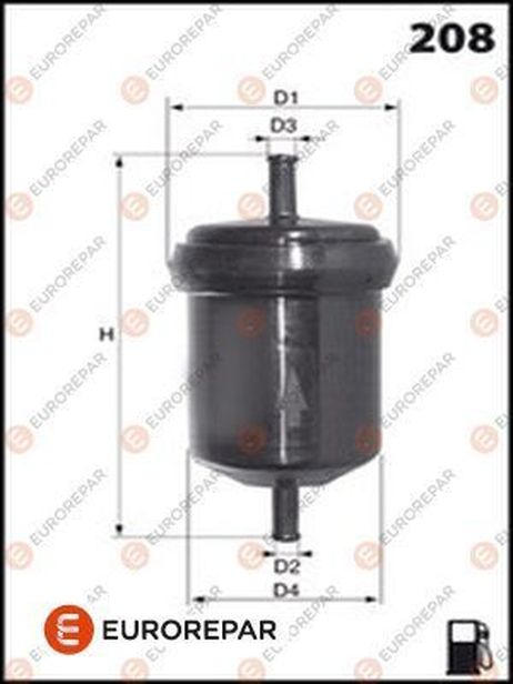 EUROREPAR E145056 Фильтр топливный
