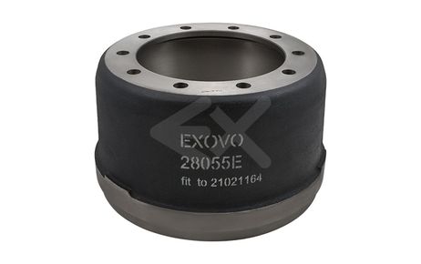 фото EXOVO 28055E барабан тормозной 419х220 EXOVO 28055E барабан тормозной 419х220