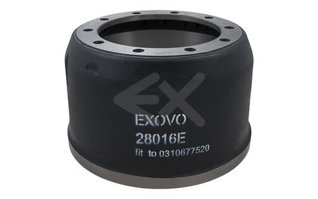 фото EXOVO 28016E барабан тормозной 420х217 EXOVO 28016E барабан тормозной 420х217